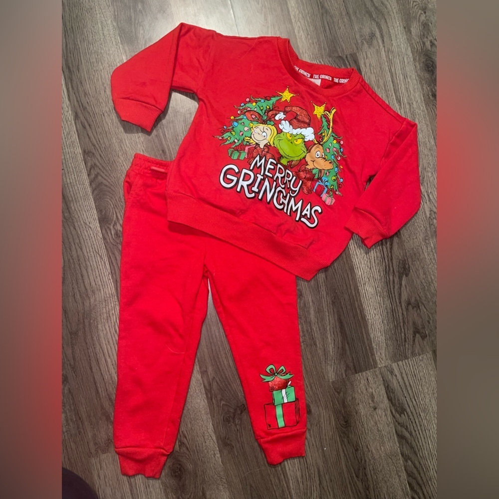 Toddler Grinch set 3T